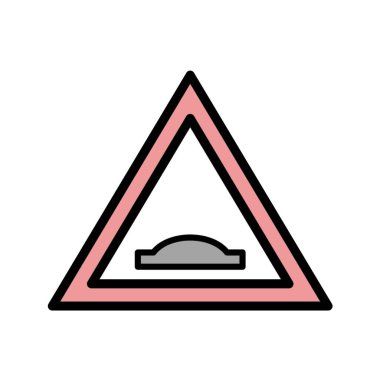 Yol simgesi, vektör illüstrasyonu