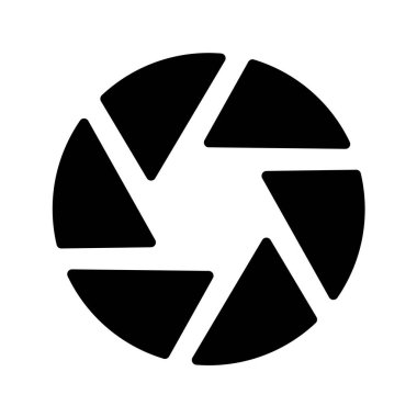 Fotoğraf Kamerası Simgesi. Vektör İllüstrasyonu