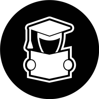 mezuniyet kapsülü vektör illüstrasyonu