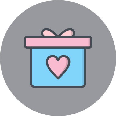 hediye kutusu vektör simgesi