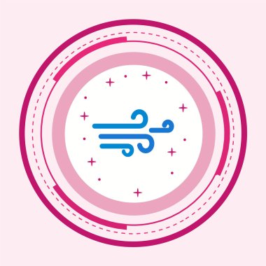 Uzun gölge burç işaretinin vektör çizimi