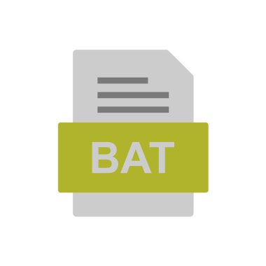 dosya biçimi simgesi, vektör illüstrasyonu