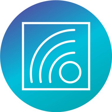 minimalist vektör illüstrasyonu, uygulama simgesi