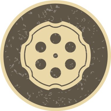 Vektör illüstrasyon simgesi, damga