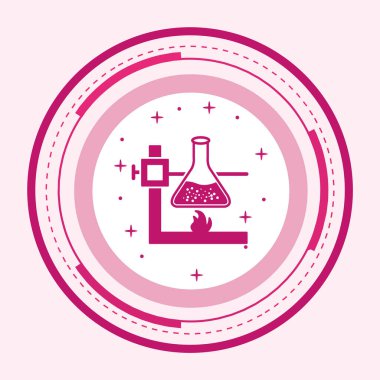 Moda Biçimli Ayrı Arkaplan Simgesinin Altında Yangın      