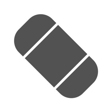 Modern b 'nin vektör illüstrasyonu ikon tıbbi haplardan yoksun