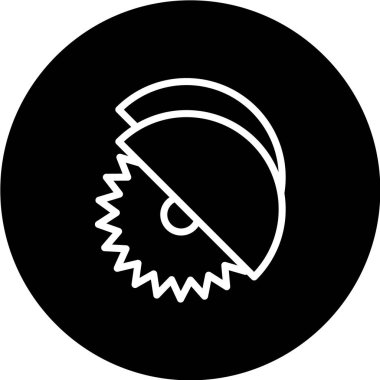 Vektör çizimi, basit simge testeresi