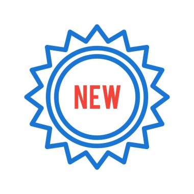 Moda Biçimli Yeni Simge İzole Arkaplan