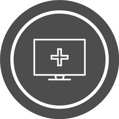 bilgisayar izleyici simgesi vektörü