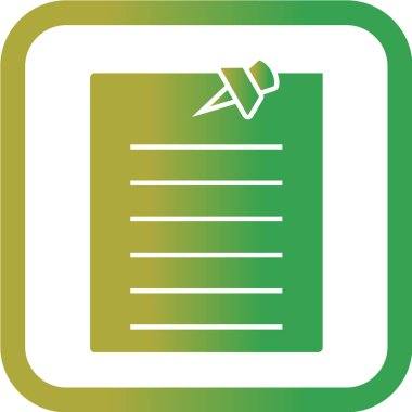 Beyaz arkaplanda kağıt simgesi. vektör illüstrasyonu