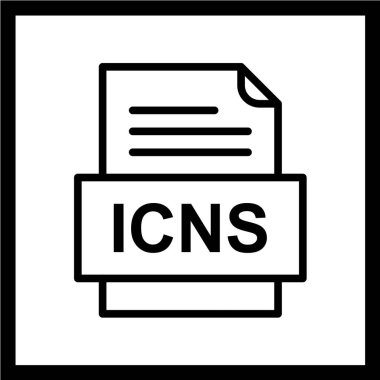 dosya biçimi simgesi, vektör illüstrasyonu