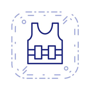 Vektör illüstrasyon simgesi, ceket 