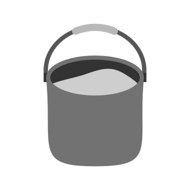 Moda Biçiminde Pail Simgesi İzole Arkaplan