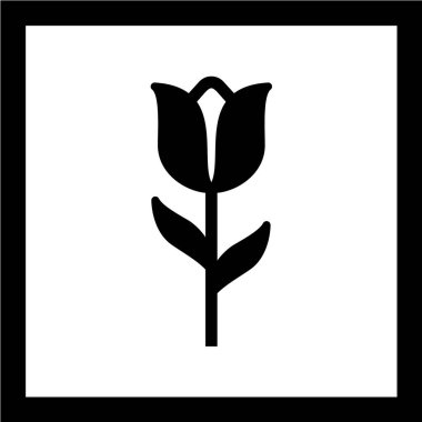 çiçek web simgesi vektör illüstrasyonu 