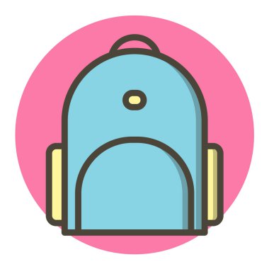 Eðitim düz simgesinin vektör illüstrasyonu