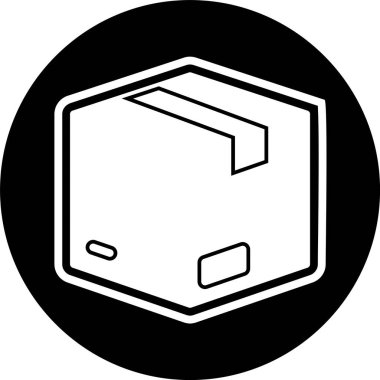 Paket Simgesi Moda Biçiminde İzole Arkaplan