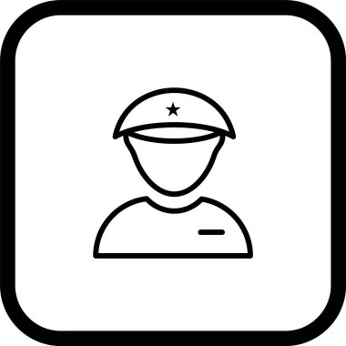  Moda Biçimli Teğmen Simgesi İzole Arkaplan