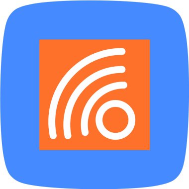 minimalist vektör illüstrasyonu, uygulama simgesi