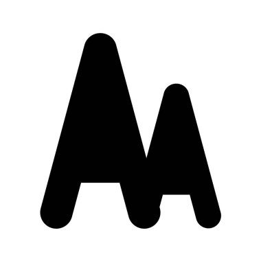 minimalist vektör illüstrasyonu, uygulama simgesi