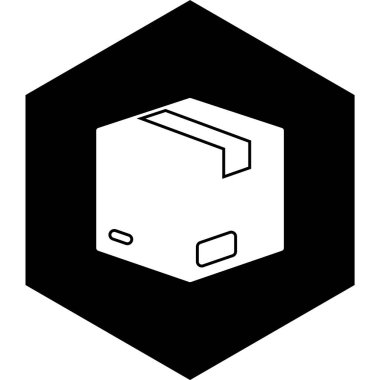 Paket Simgesi Moda Biçiminde İzole Arkaplan