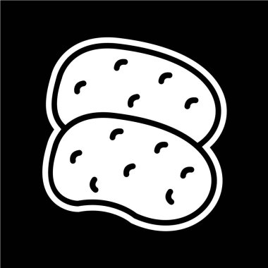 Gıda Web ikonu vektör illüstrasyonu 