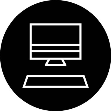 minimalist vektör illüstrasyonu, uygulama simgesi