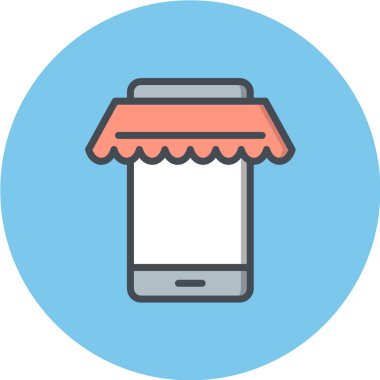 cep telefonu vektör simgesi