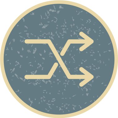 Multimedya düz simgesi beyaz arkaplanda izole edildi