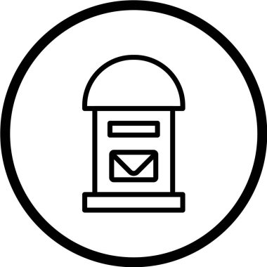 Posta simgesinin vektör illüstrasyonu