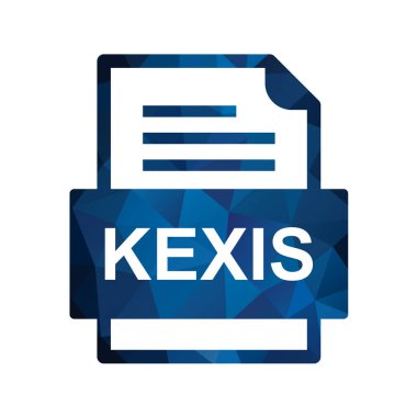 tipik dosya biçimi vektör illüstrasyonu 