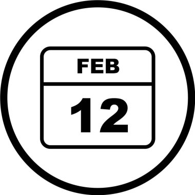 Tarih için takvimi olan illüstrasyon