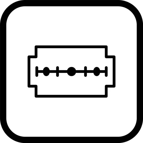 Ícone Lâmina Estilo Moderno Isolado Fundo — Vetor de Stock