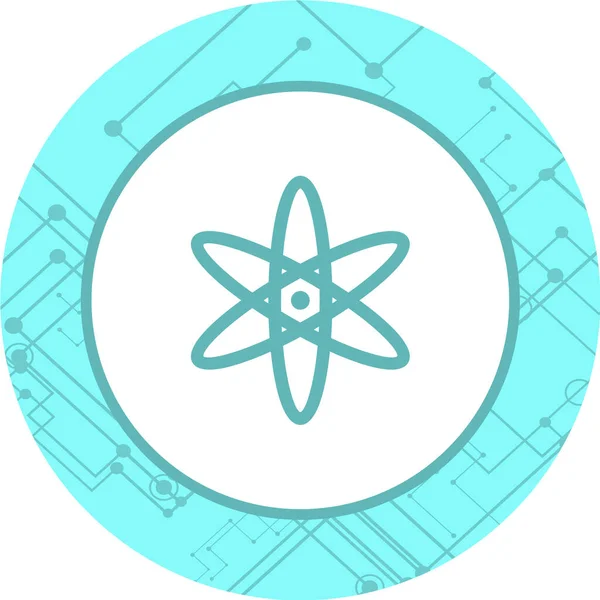 Значок Атома Векторна Ілюстрація — стоковий вектор