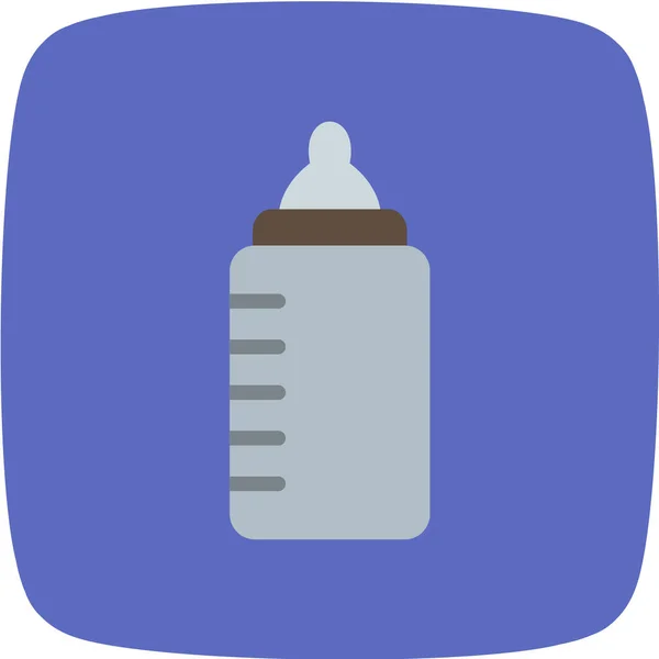 baby bottle icon vector