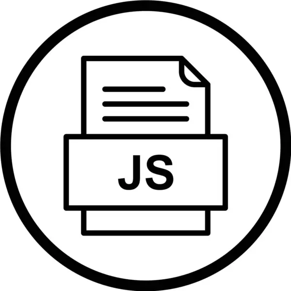 Dateiformat Icon Vektor Illustration — Stockvektor