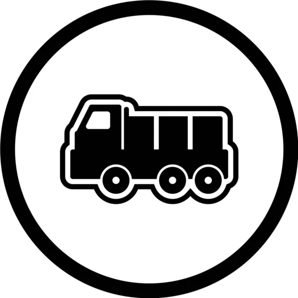 Truck Pictogram Vector Illustratie — Stockvector