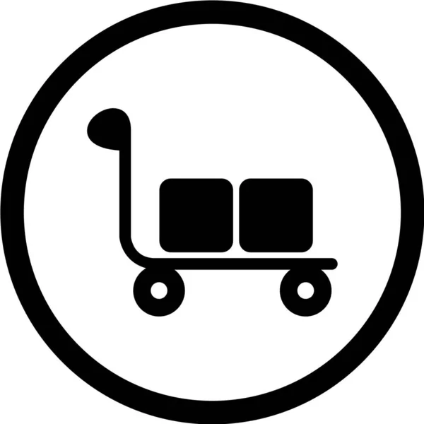 Icono Transporte Vector Ilustración — Archivo Imágenes Vectoriales