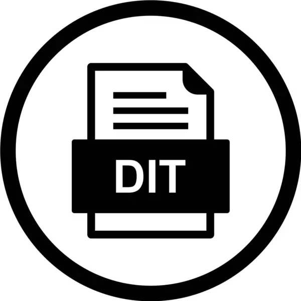 Icon Dateiformat Vektorillustration — Stockvektor