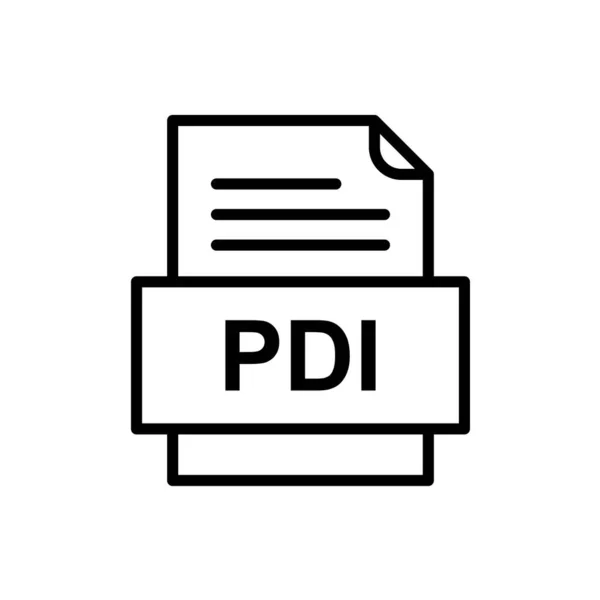 Pdf Dateiformat Symbolvektor — Stockvektor