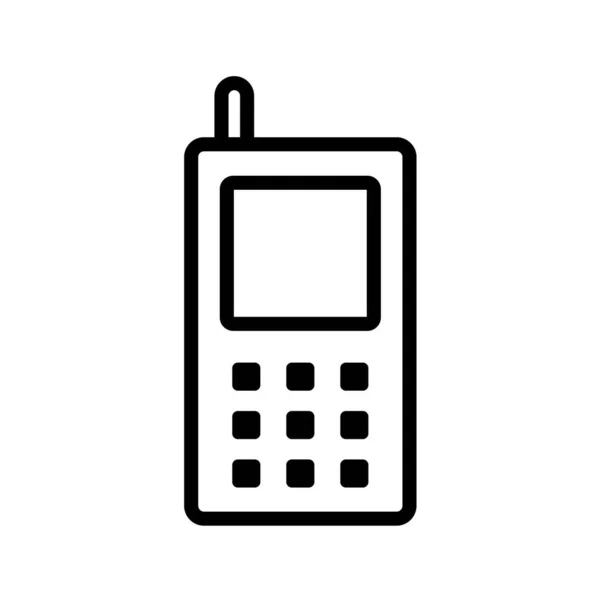 Ícone Telefone Móvel Ilustração Vetorial —  Vetores de Stock