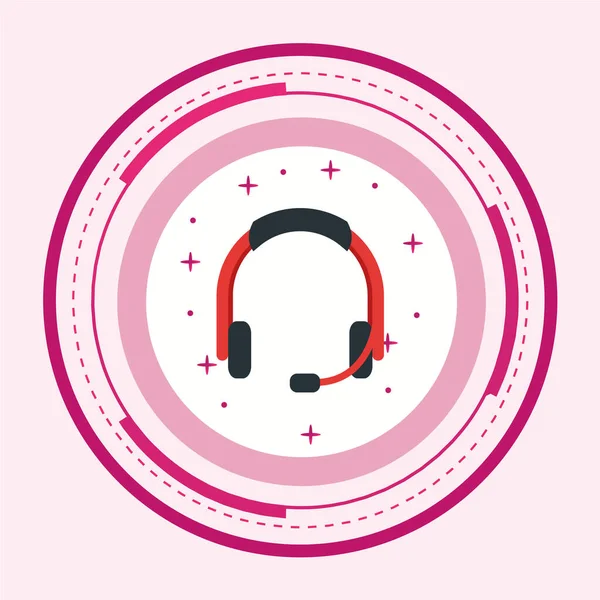 Müzik simgesinin vektör illüstrasyonu