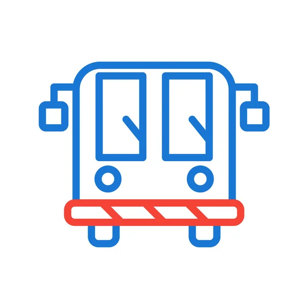 Bus Icon Vektor Isoliert Auf Weißem Hintergrund — Stockvektor