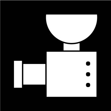 Karıştırıcı vektör illüstrasyonu, basit simge