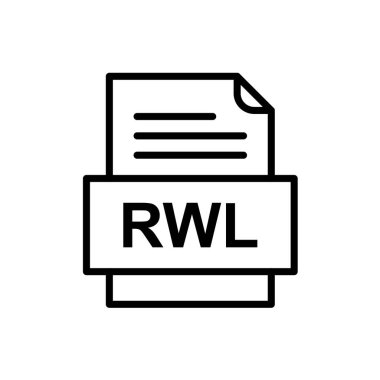 dosya biçimi simgesi, vektör illüstrasyonu