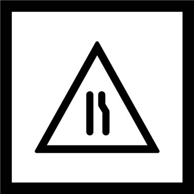 uyarı işareti simgesi, vektör illüstrasyonu