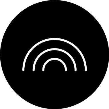 Wifi simgesi, vektör illüstrasyonu.