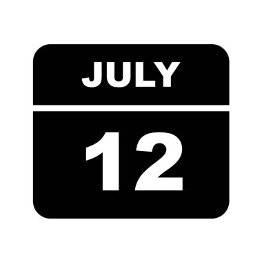 Takvim İmza Simgesi, vektör illüstrasyonu