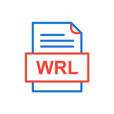 dosya biçimi simgesi, vektör illüstrasyonu