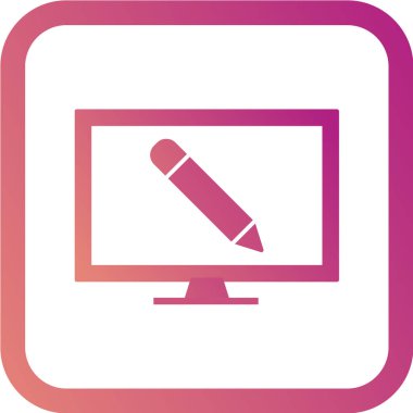 Modern eğitim ikonunun vektör illüstrasyonu