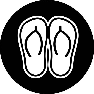 Terlik Simgesi Moda Biçimi Ayrı Arkaplan